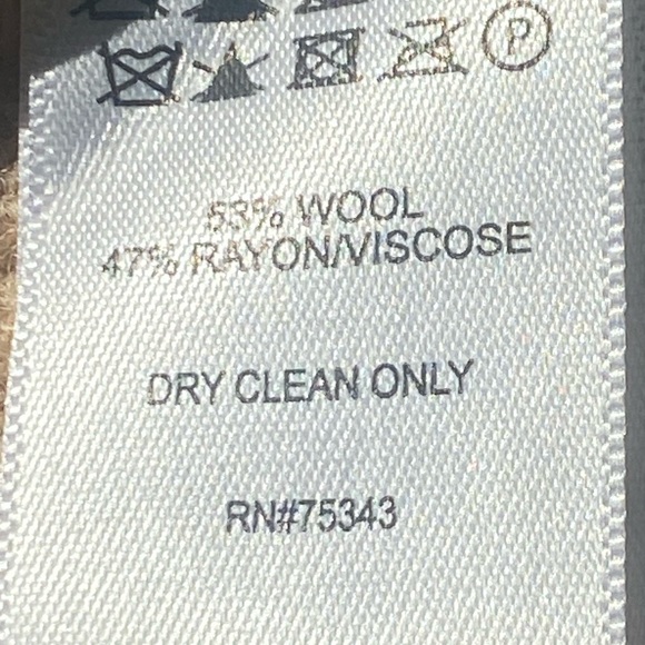 Tahari Women’s Camel Tan Double-Breasted Wool Blend Long Duster Coat Size XS - Picture 10 of 14